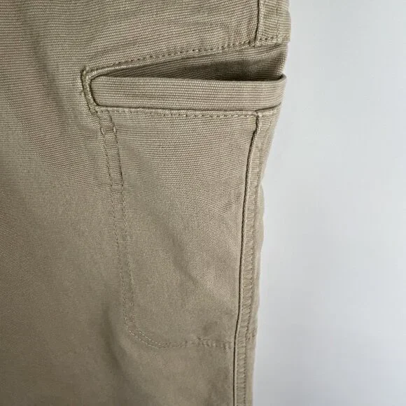 Lee 38x29 Extreme Comfort Straight Pants Men Tan Stretch Chino Relaxed Fit Twill - Picture 3 of 9